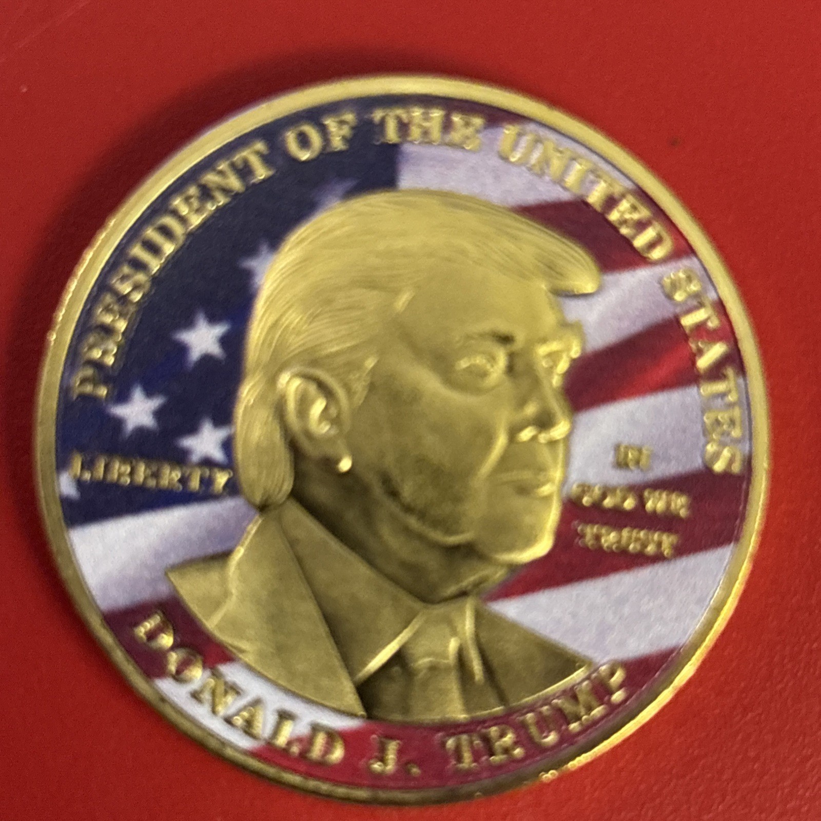 Donald Trump Make America Great Again MAGA Gold-Tone Commemorative Half Dollar