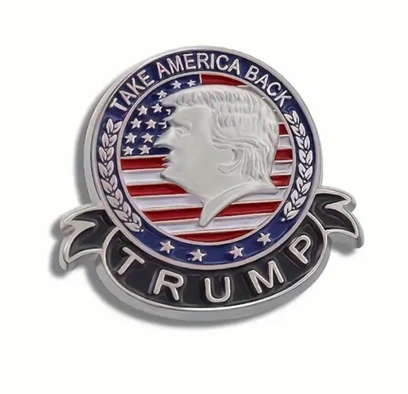 Trump Take America Back Lapel Hat Pin Badge – MAGA, Make America Great Again
