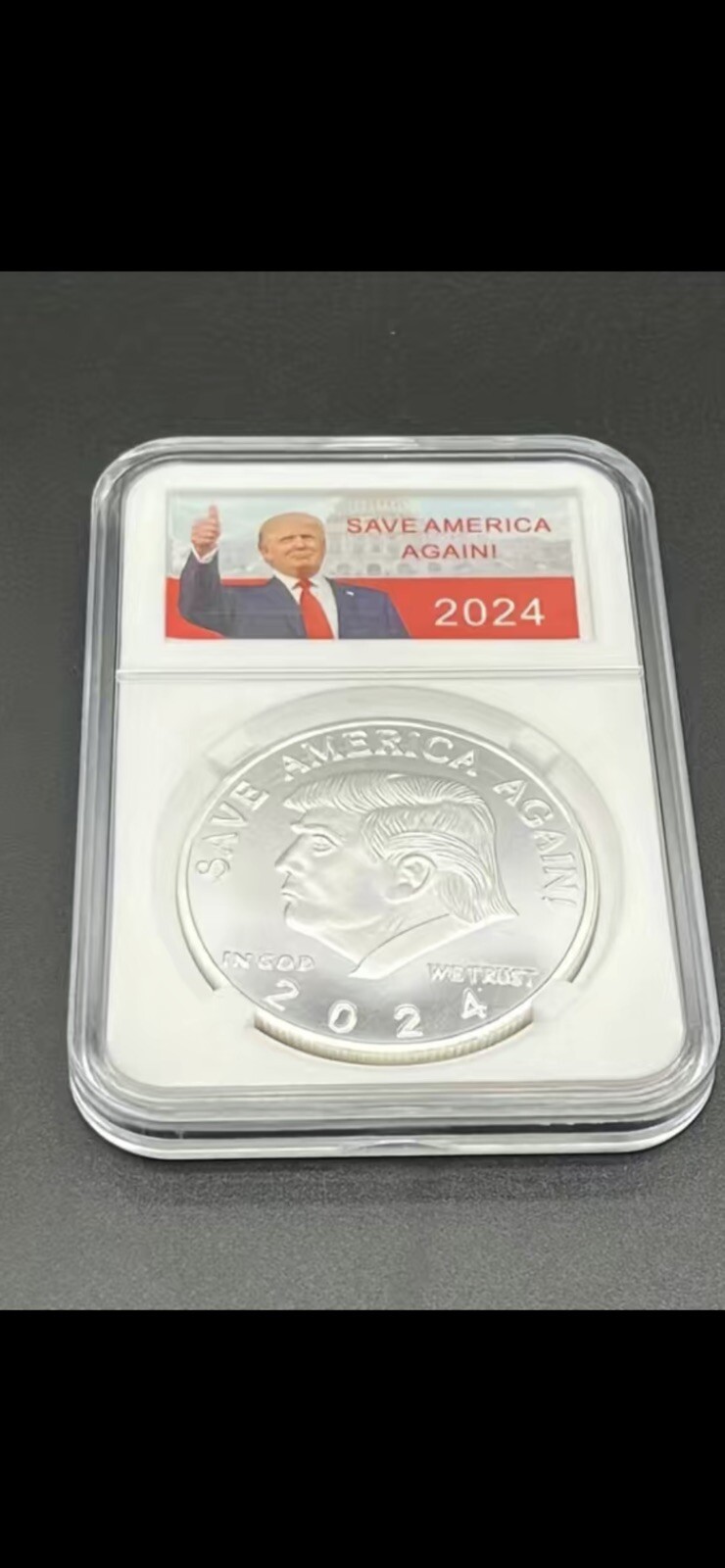 SAVE AMERICA AGAIN Donald Trump 2024 Coin US Novelty Coin