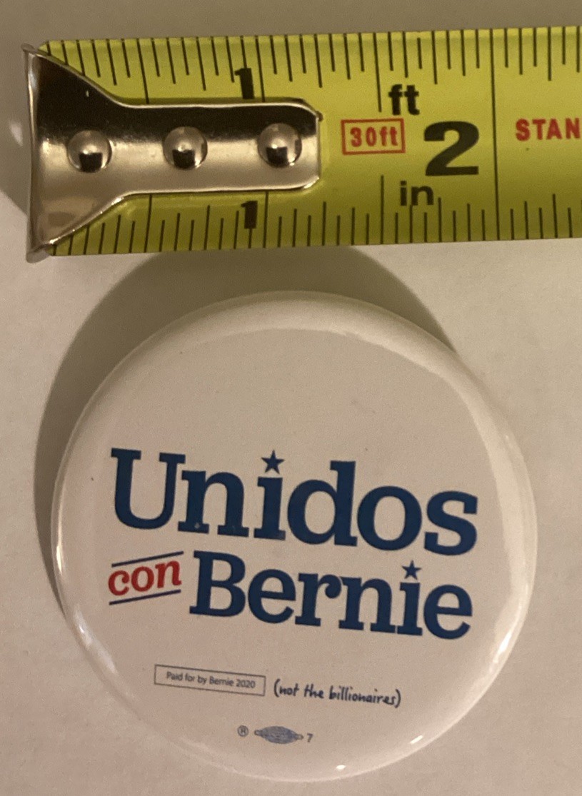 Unidos Con Bernie – Official Bernie Sanders 2020 Campaign Pin