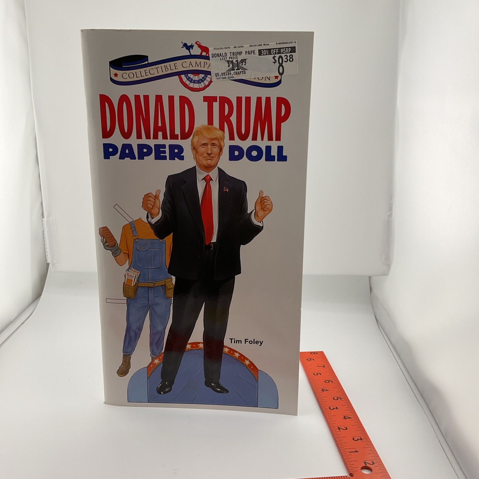 2016 Donald Trump Paper Doll Book By Tim Foley – Unused