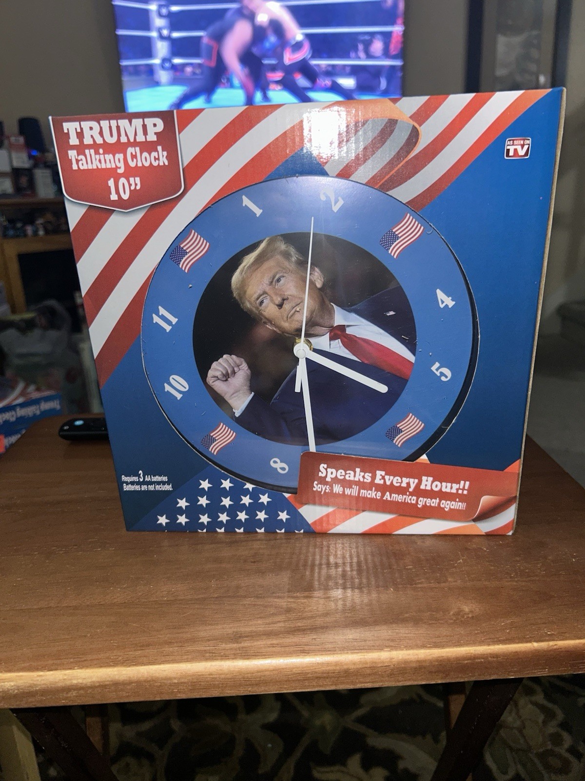 NEW President Donald Trump Talking Clock Let’s Make America Great Again!