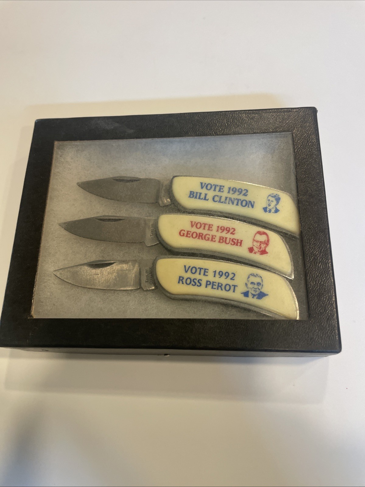 1992 Presidential Campaign Pocketknife George Bush Bill Clinton Ross Perot