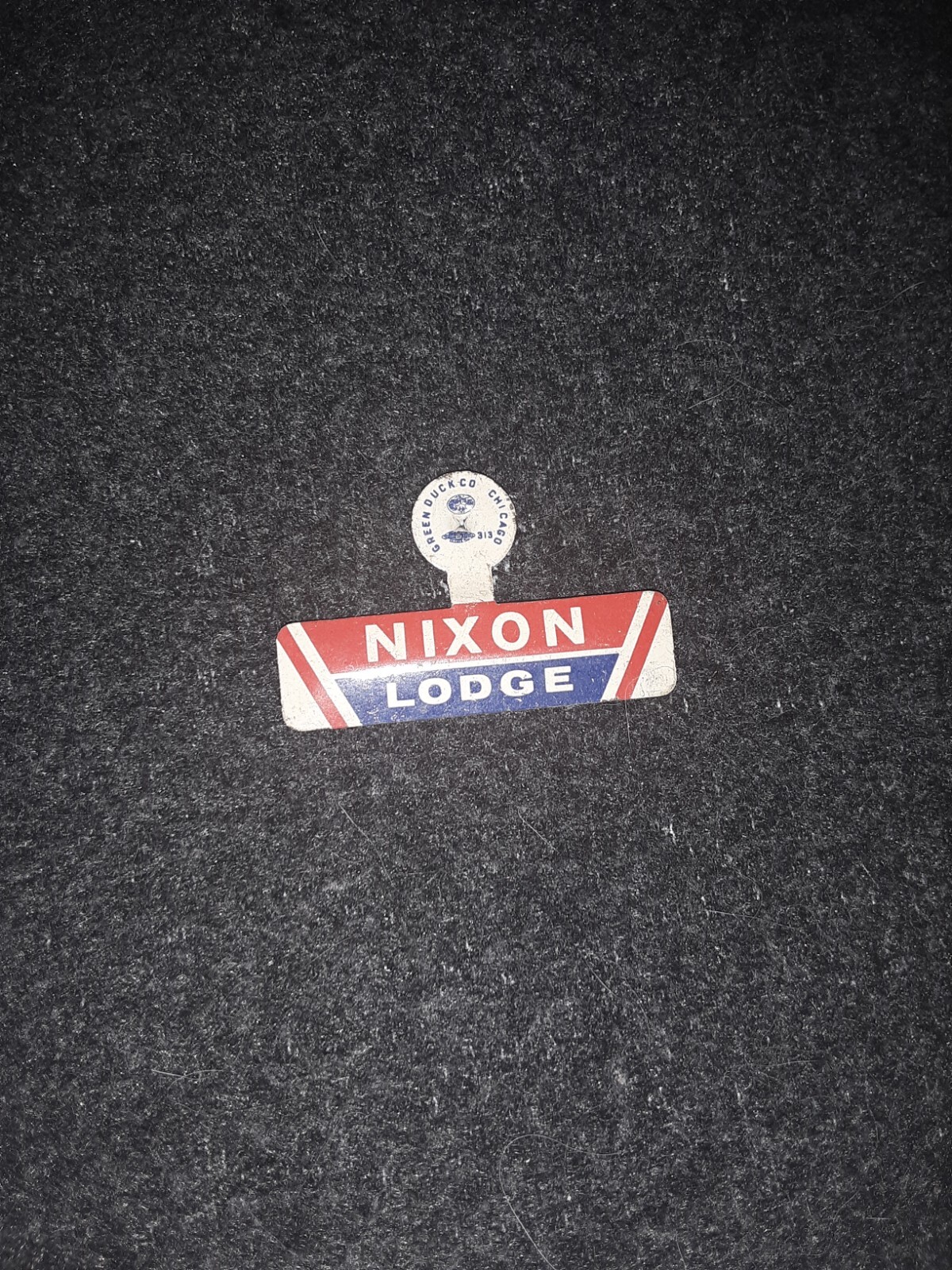 1960 Nixon Lodge Presidential Campaign Tab