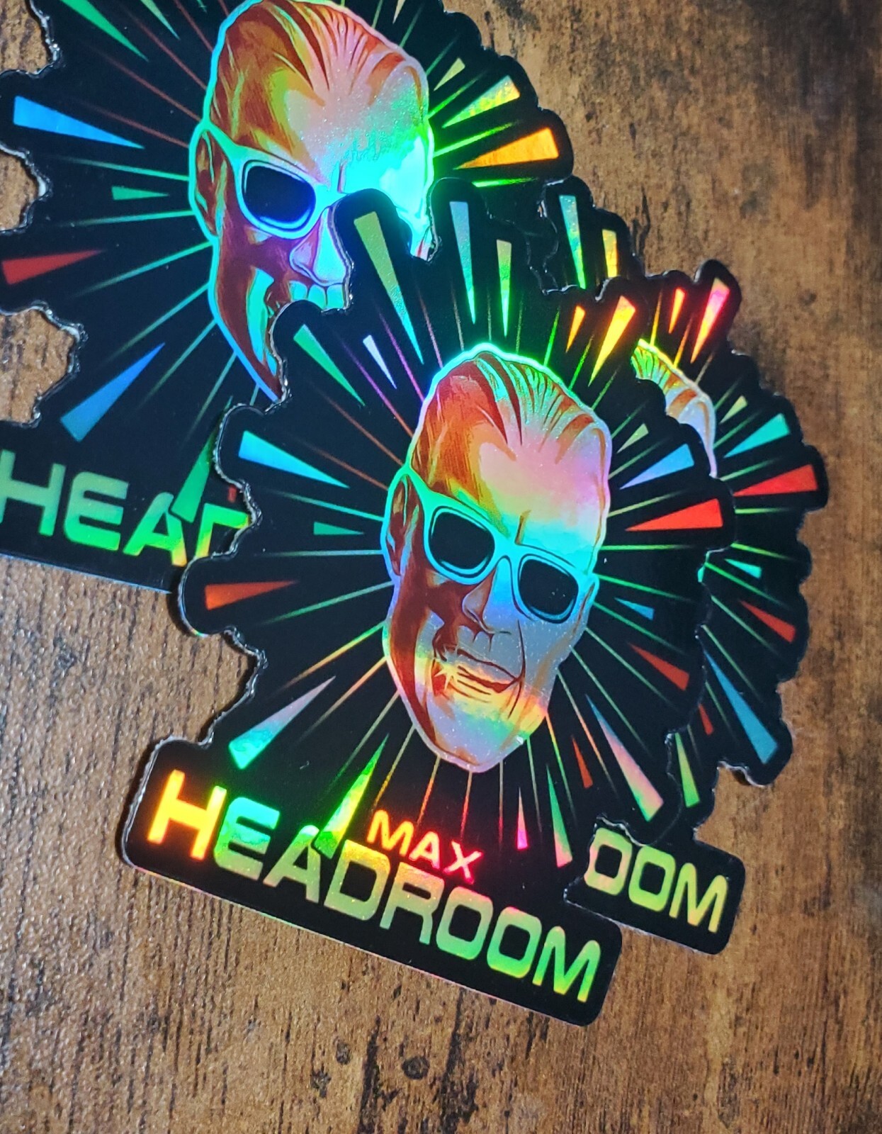 TRUMP TDS DERANGEMENT SYNDROME HOLOGRAPHIC REFLECTIVE STICKER TDS AWARENESS 😬