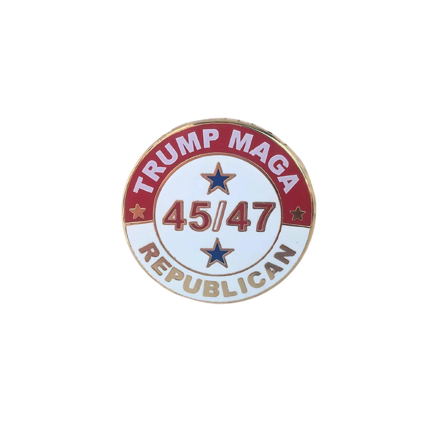 USA TRUMP MAGA 45/47 REPUBLICAN POLITICAL 1” LAPEL/HAT PIN – FREE SHIPPING