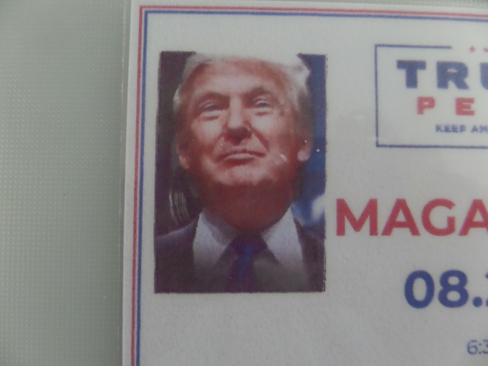 DONALD TRUMP-” MAGA RALLY” WOMEN 4 TRUMP 2020, 8-22-19, MARIETTA, GA, TICKET +BS