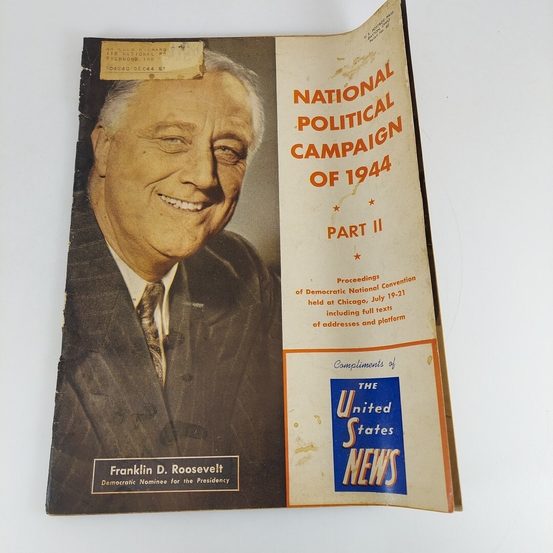 National Political Campaign Of 1944 Part II United States News