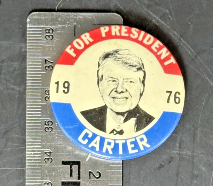 Vintage Jimmy Carter 1976 Campaign Button Lot (8) Carter for President
