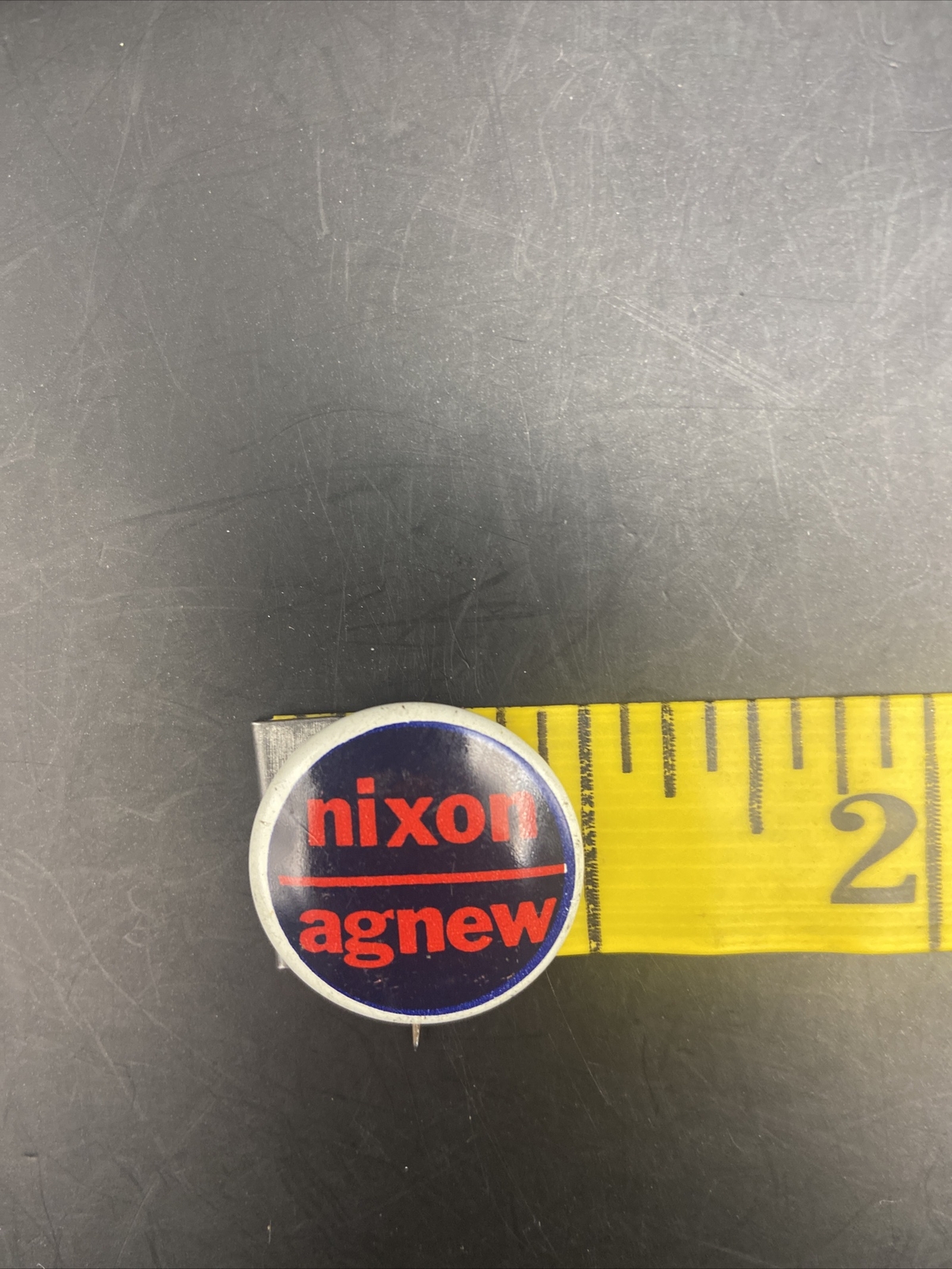 Vintage NIXON AGNEW Presidential Political Campaign Election Pin Pinback Button