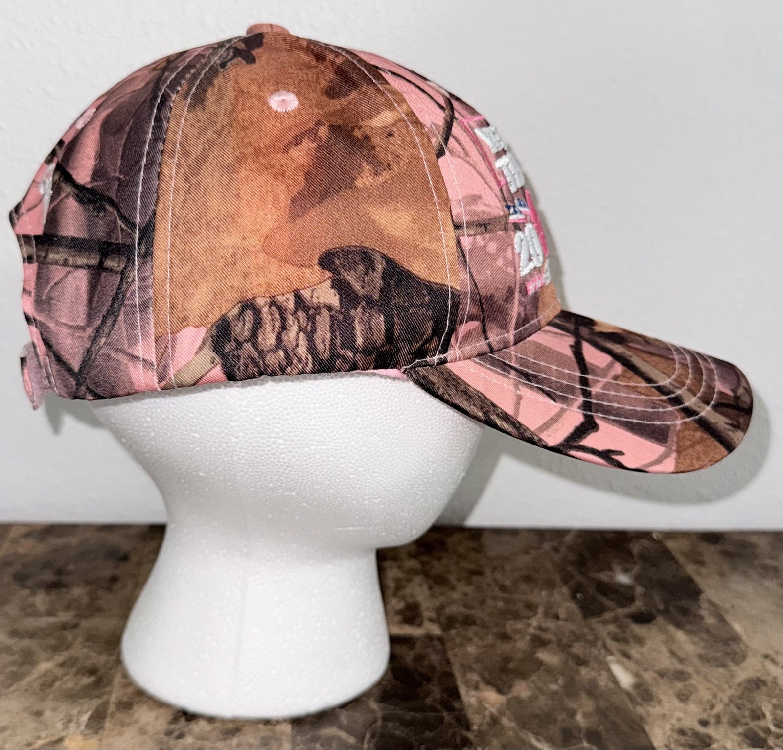 DONALD TRUMP 2024 Yes, I’m a Trump Girl Ladies Pink Camouflage Baseball Hat Cap