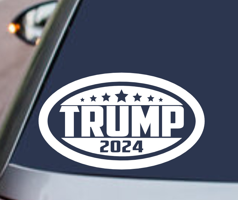 TRUMP 2024 Vinyl Decal Sticker Car Truck Window Wall Bumper DONALD PRESIDENT USA