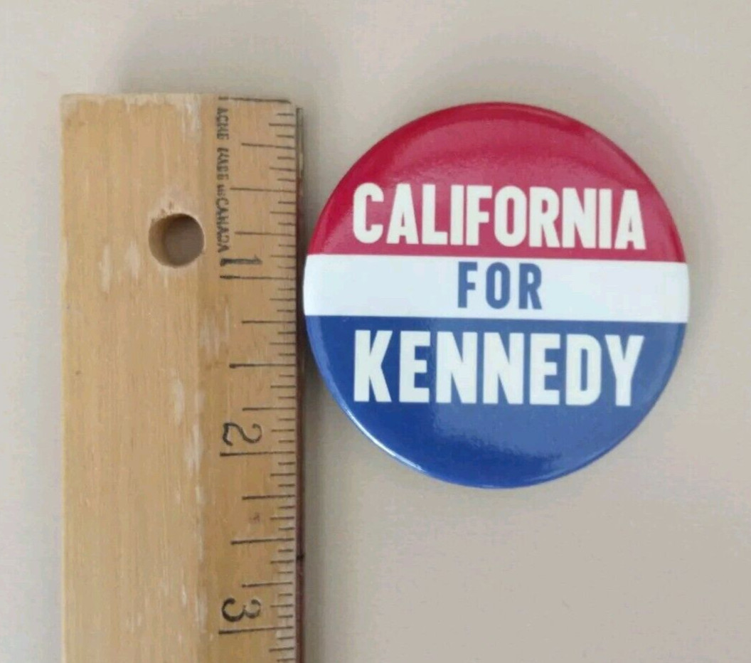 California For Kennedy Pin Pinback Button Robert F Kennedy RFK Jr. 2024 Campaign