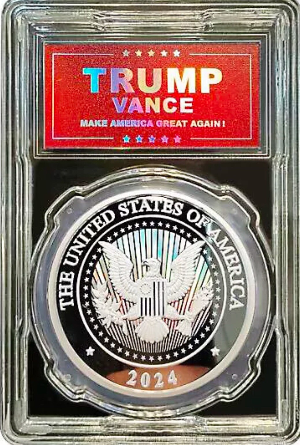 USA 2024 Trump and Vance – 47th Presidential Campaign Commemorative Medal