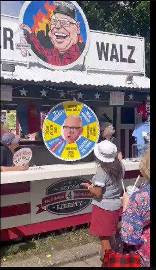 Tim Walz Anti fan Never Walz From Minnesota State Fair Kamala Harris Vp Rare…