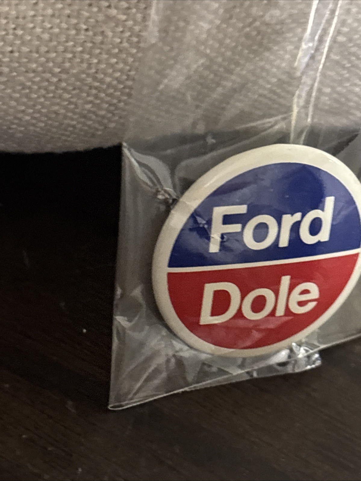 1976 Ford Dole President Campaign Button Political Election – 1 1/2” Round