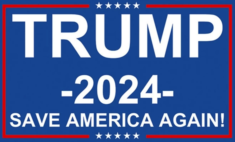 Trump 2024 – Save America Again Set of 8 Buttons – Trump 2024 pins (2.25 inches)