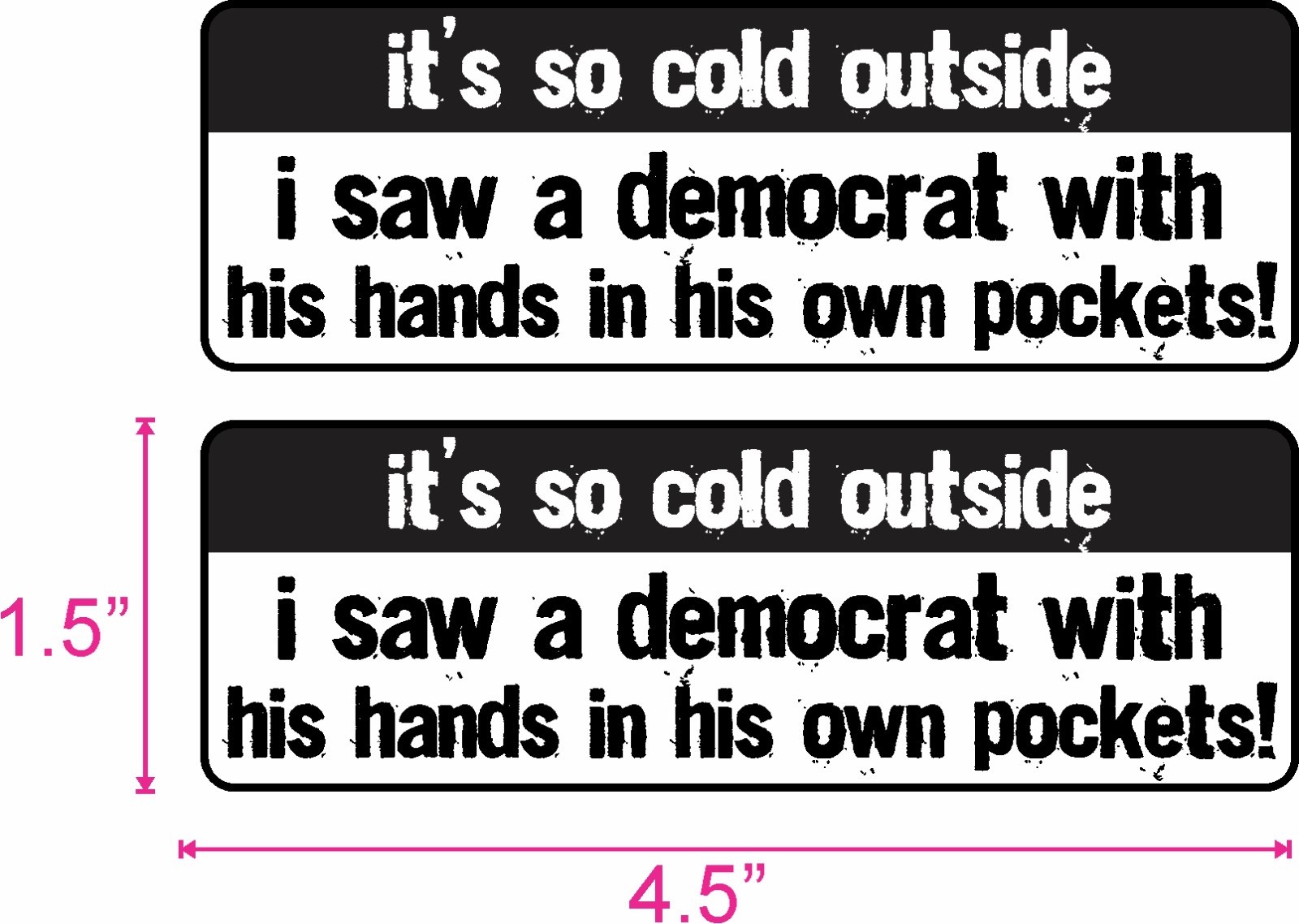 2 PK TRUMP 2020 STICKER HAND IN POCKET ANTI DEMOCRAT MAGA DEPLORABLE FLAG DECAL