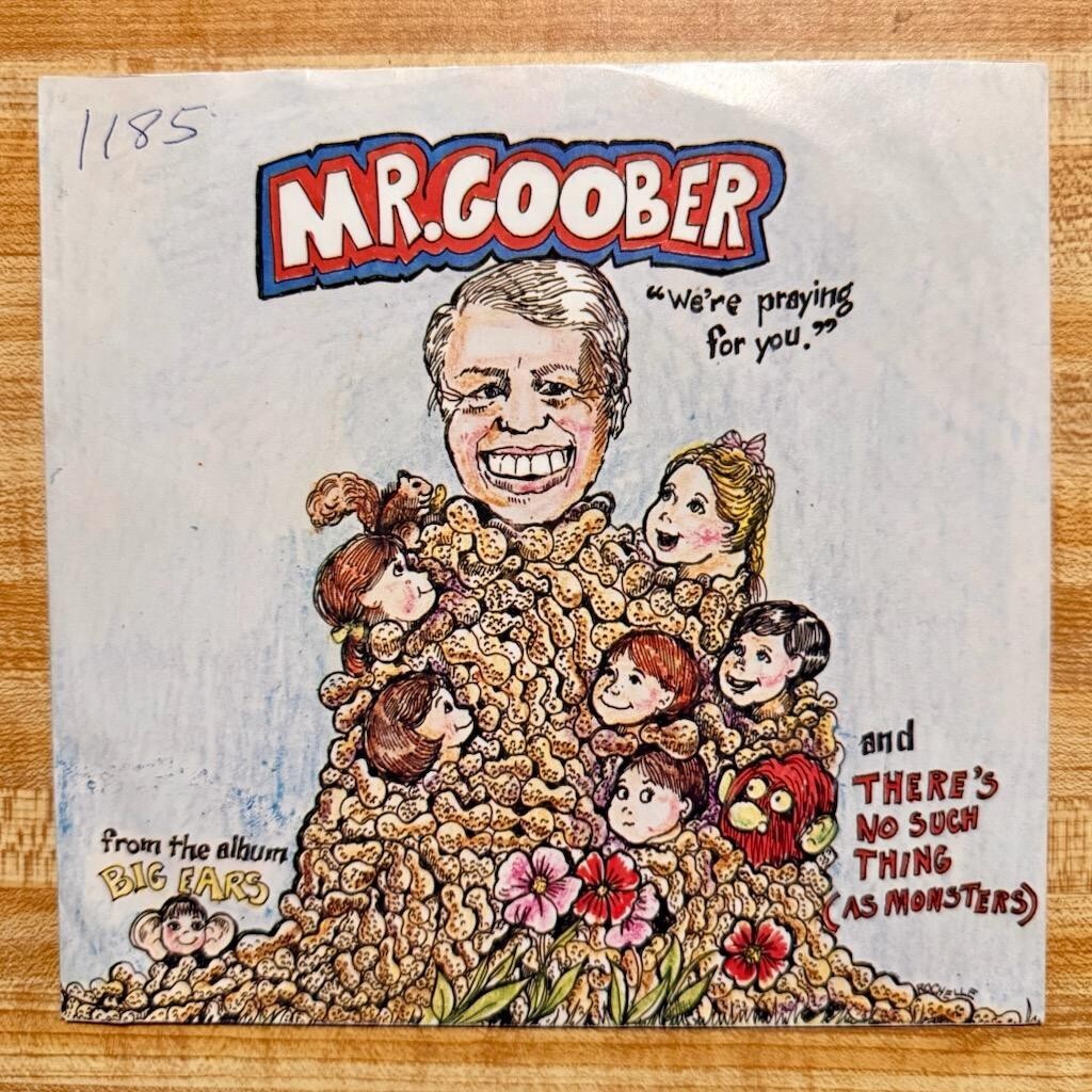 JIMMY CARTER obscure 7″ record w/ Pop Art cover- MR GOOBER – Rick & the Class NM