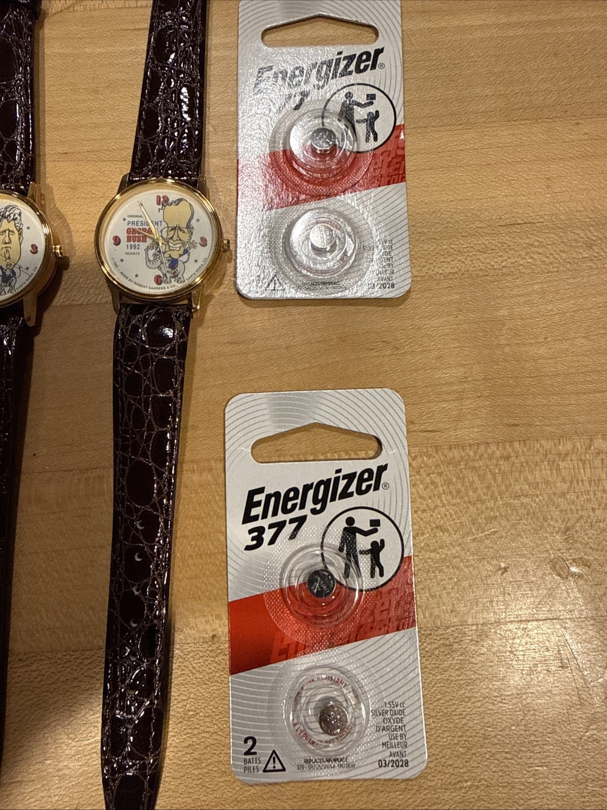 Lot Of 4 Political Watches (2) Clinton (1)Bush (1)Perot