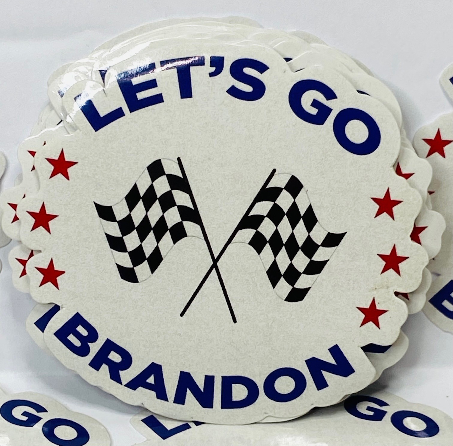 Lets Go Brandon Stickers Pack Of 50 Racing FJB Joe Biden Vinyl Decal Pro Trump