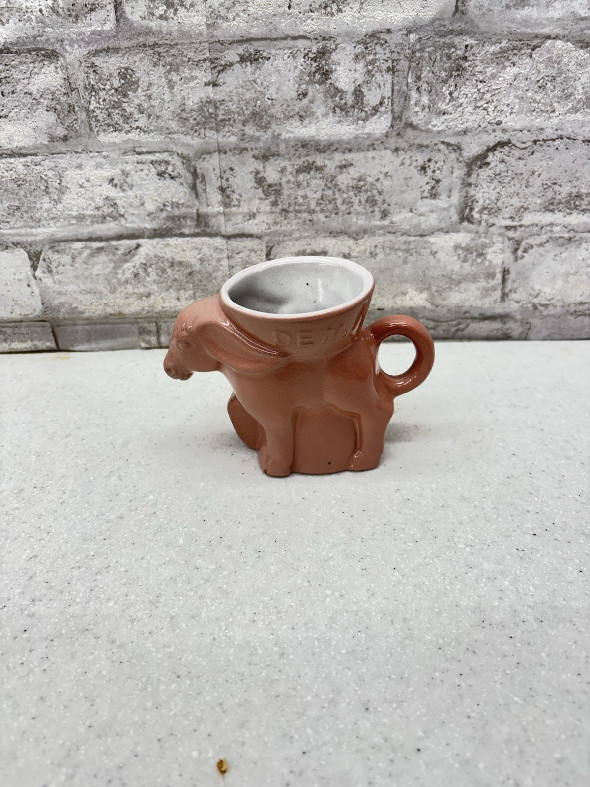 1977 Francoma Carter Mondale Mug Political Donkey Democrat Mug Vintage Pottery