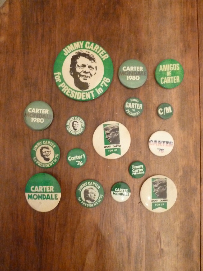 Jimmy Carter Lot of 16 Buttons Pins Pinbacks President Political Democrat
