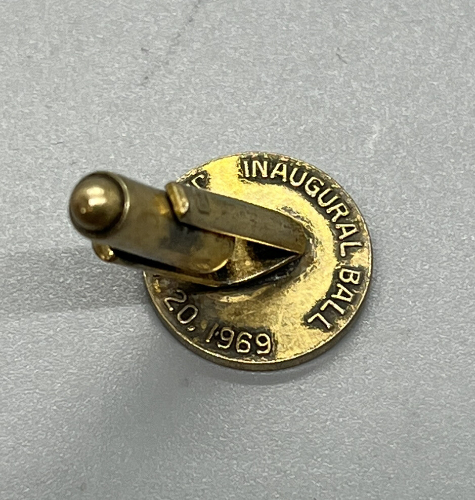 President Richard Nixon single cufflink from Inaugural Ball January 20, 1969!