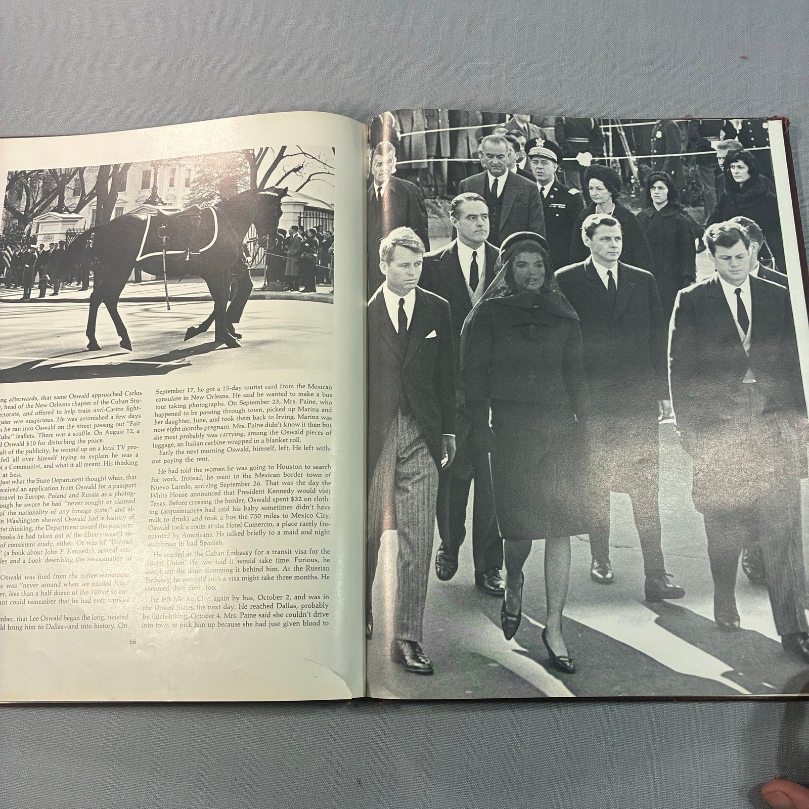 The Torch Is Passed JFK Assassination Associated Press Hardcover Book