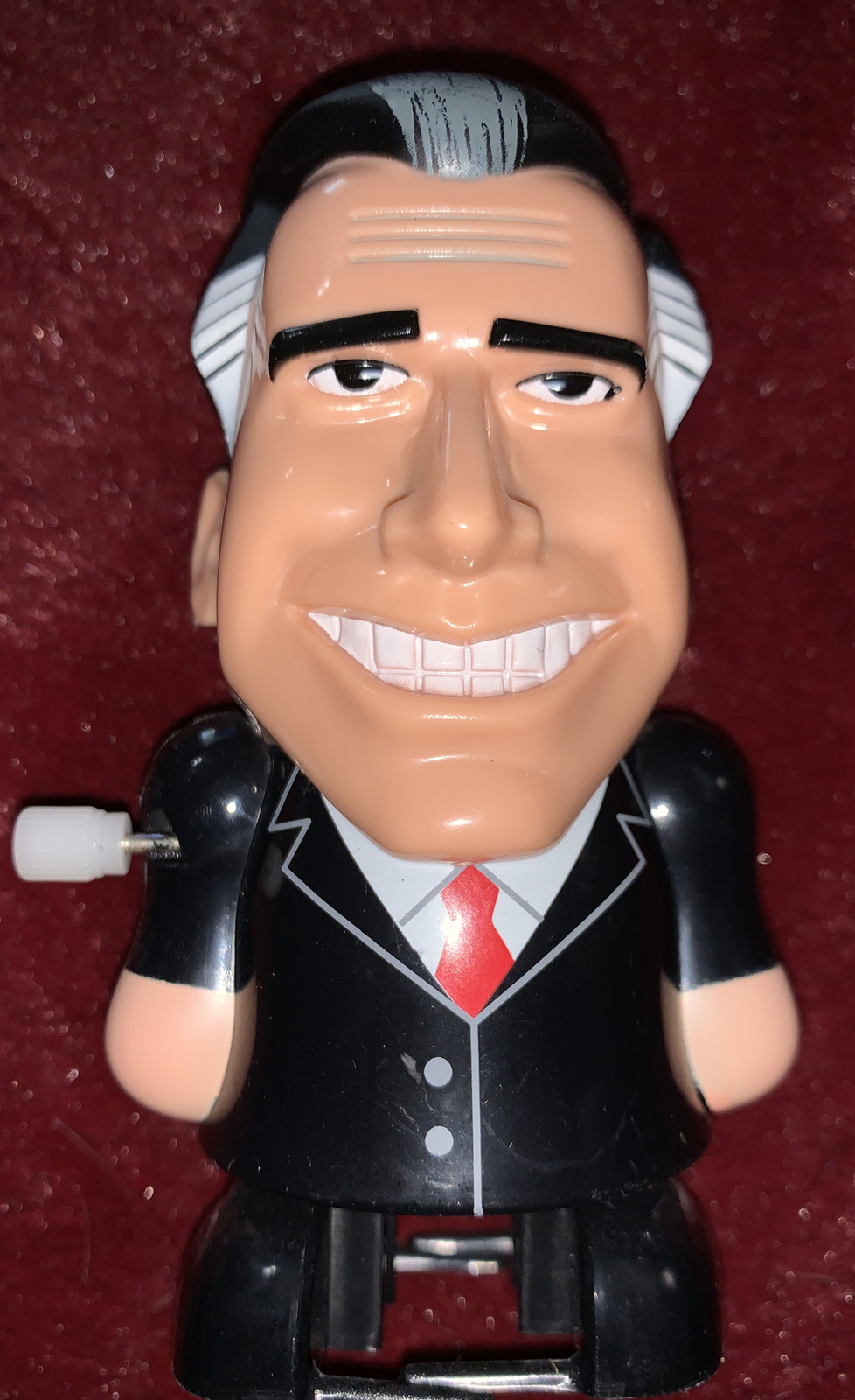 MITT ROMNEY POLITICAL POOPER WIND HIM UP DISPENSES CANDY