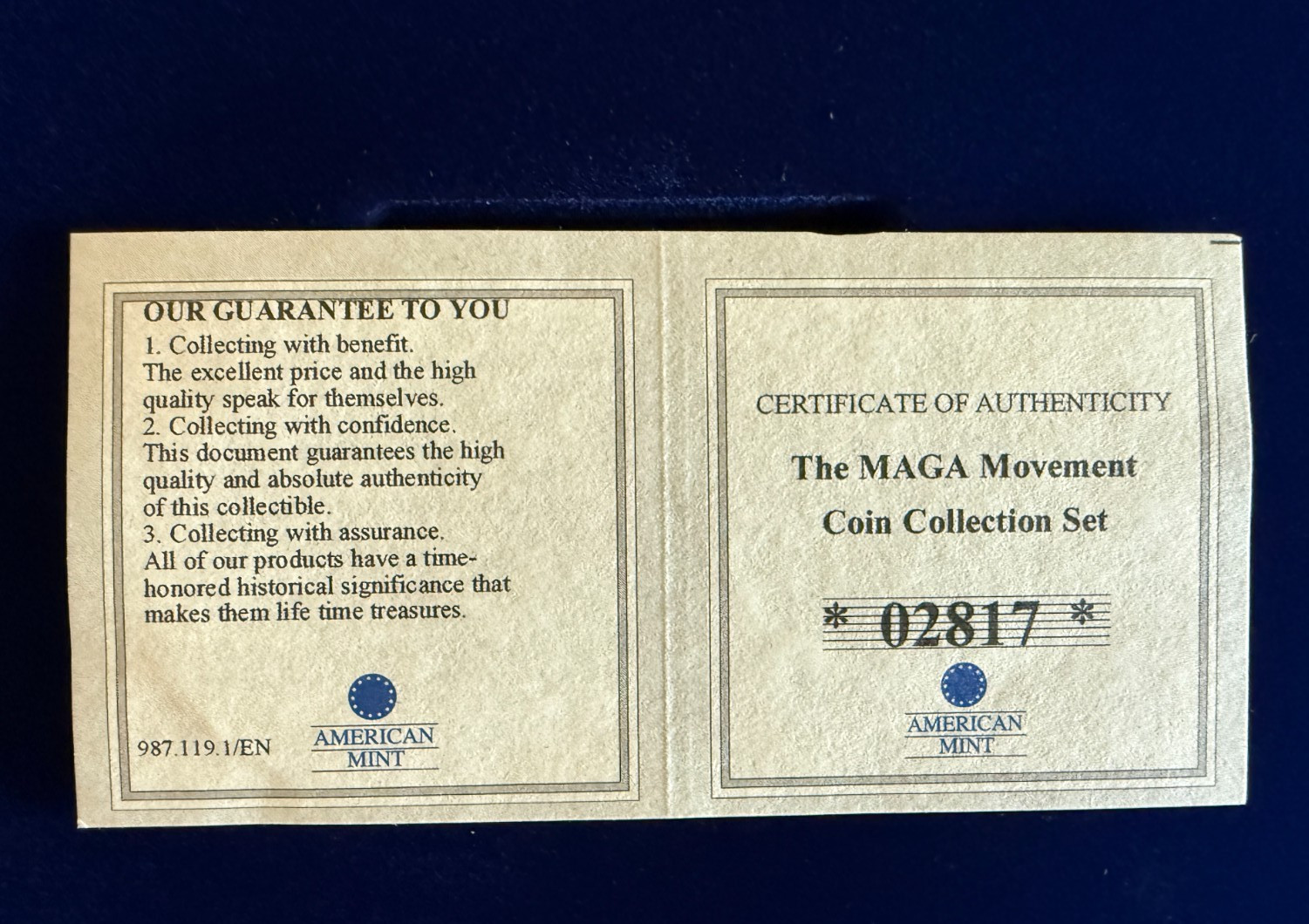 American Mint 2021 The MAGA Movement Donald Trump 24-Piece Coin Collection Set