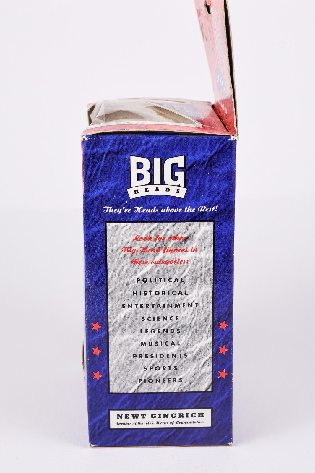 NEW Bob Dole & Newt Gingrich Big Heads Collectible Figures Original Box –