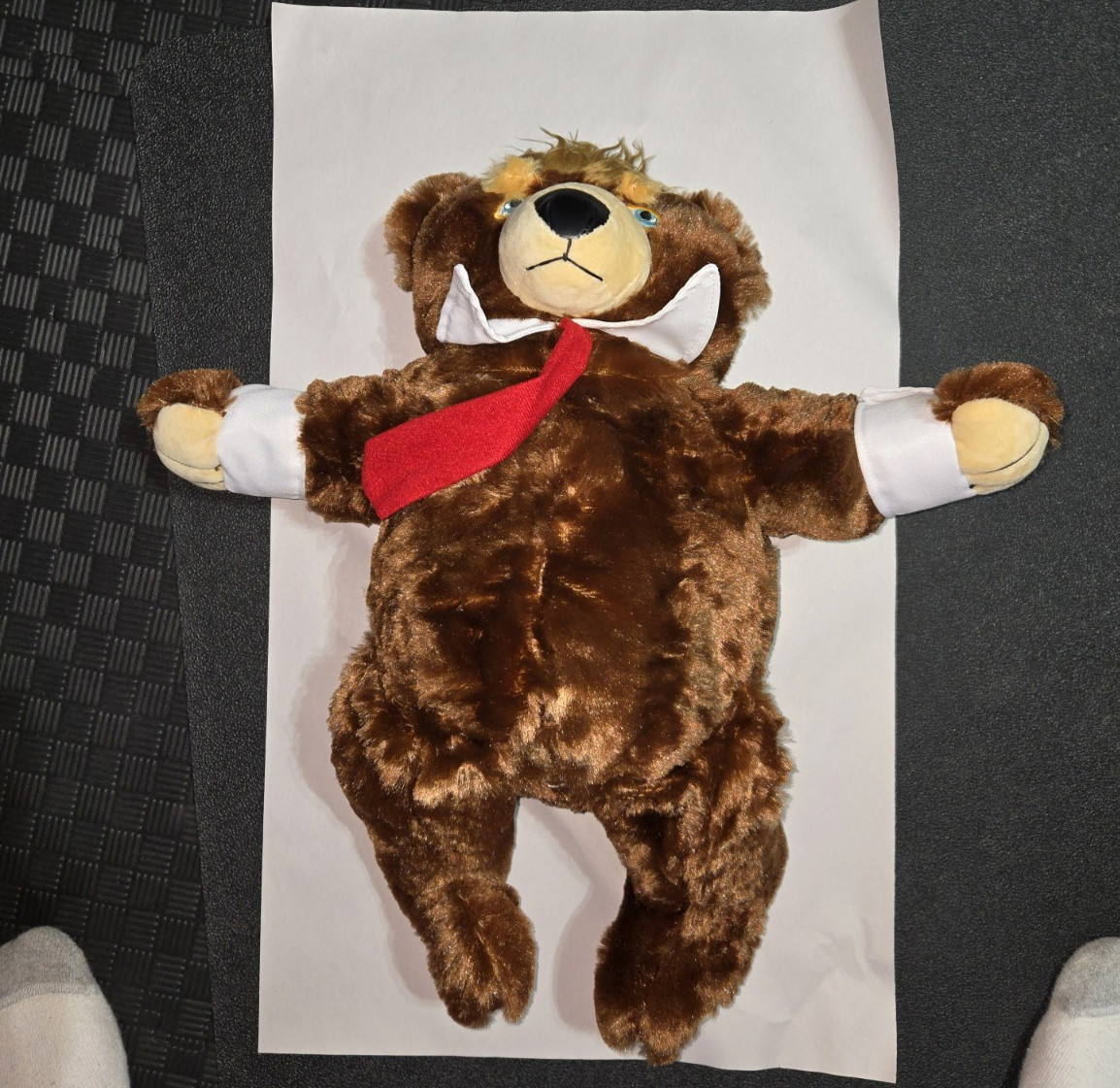 Trumpy Bear Deluxe Original 22” Plush Zipper American Flag Cape Trump Official