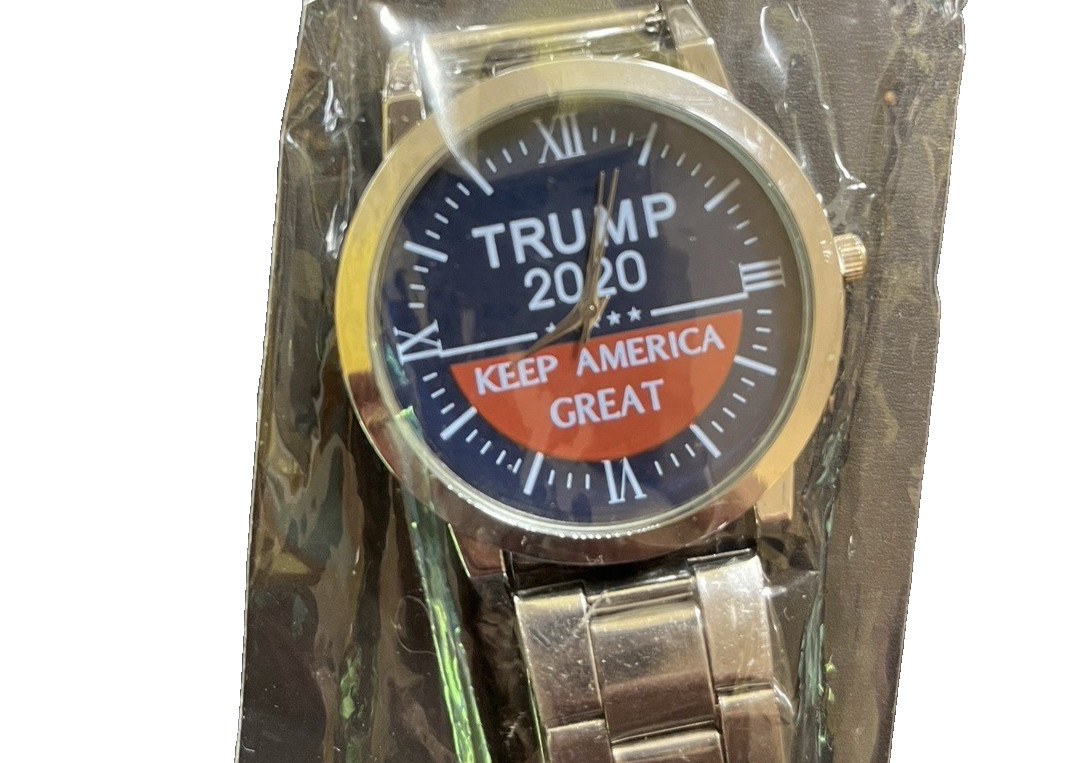 New Sealed Donald Trump 2020 Keep America Great Mens Watch
