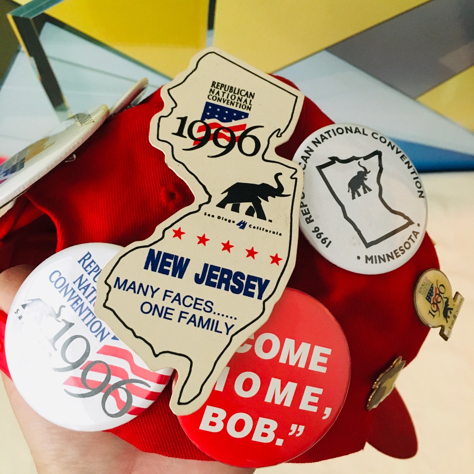 ’96 Republican National Convention Single Stitch Tee Cap Pins Buttons Movie Prop