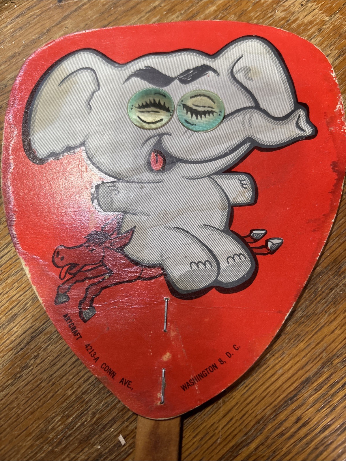 Vintage Campaign Fan Barry Goldwater Fan Club