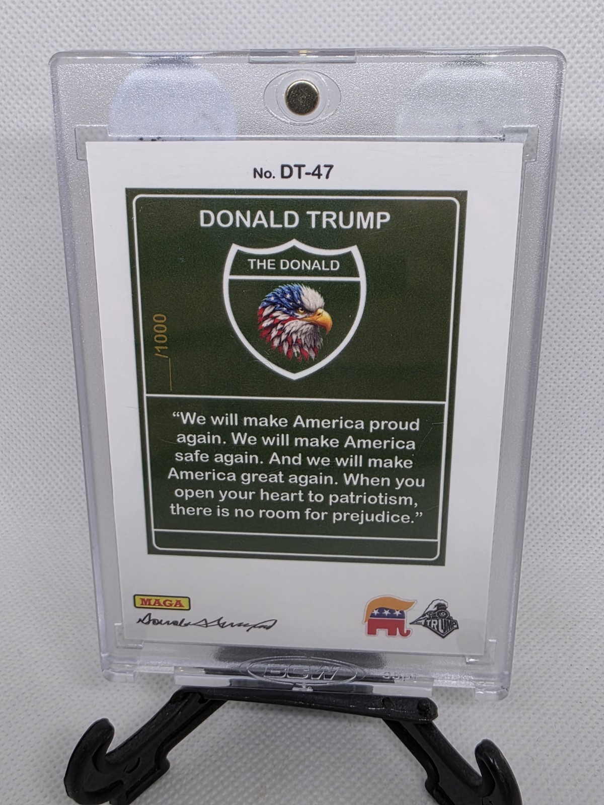 Donald Trump Downtown Custom MAGA card