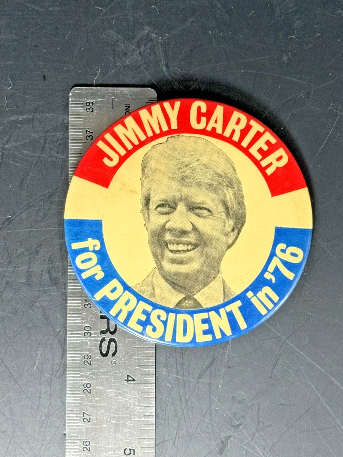 Vintage Jimmy Carter 1976 Campaign Button Lot (8) Carter for President