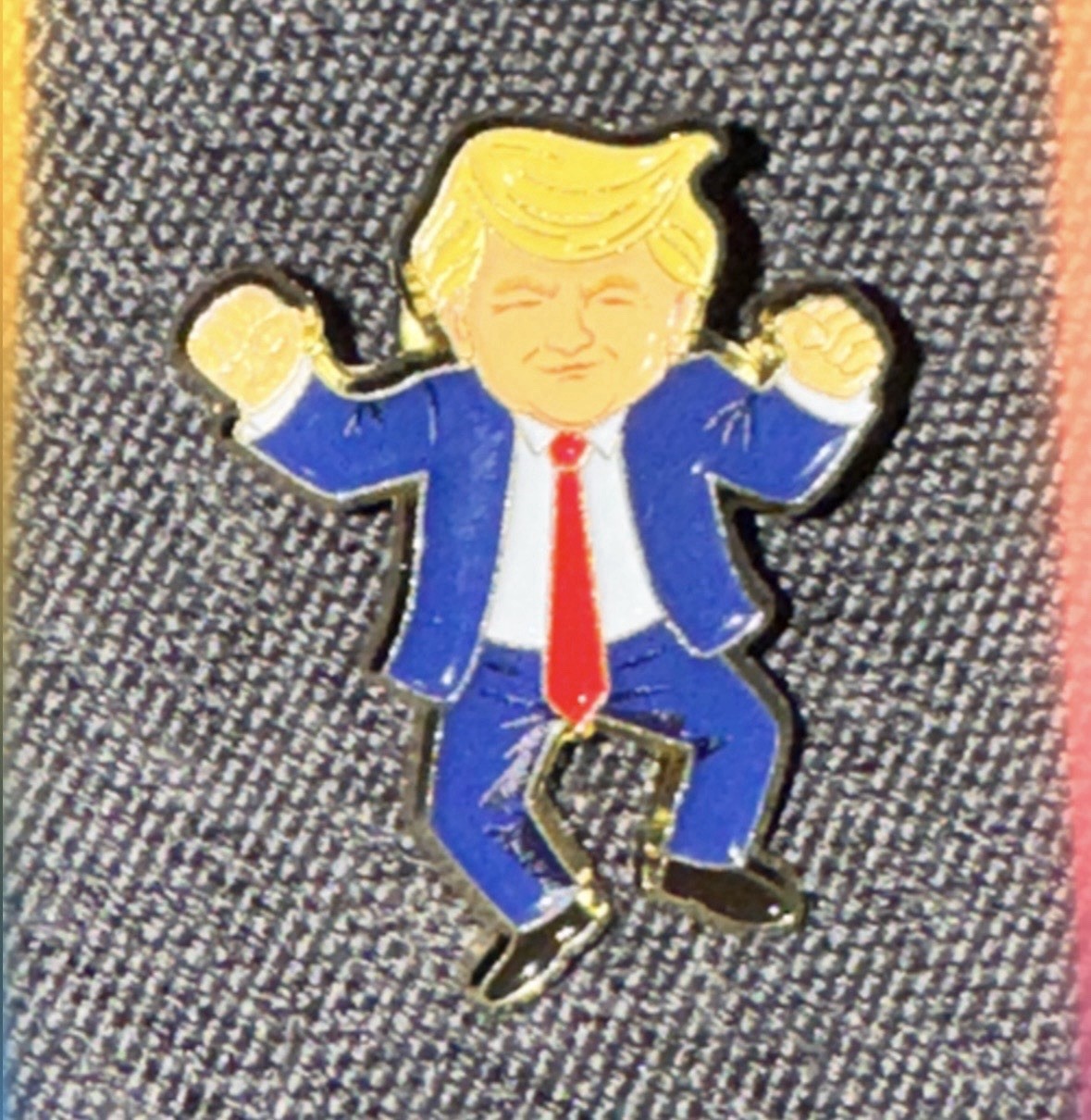 Donald Trump Dance – Limited Edition Gold Pin – Happy 250th USA – Collectible