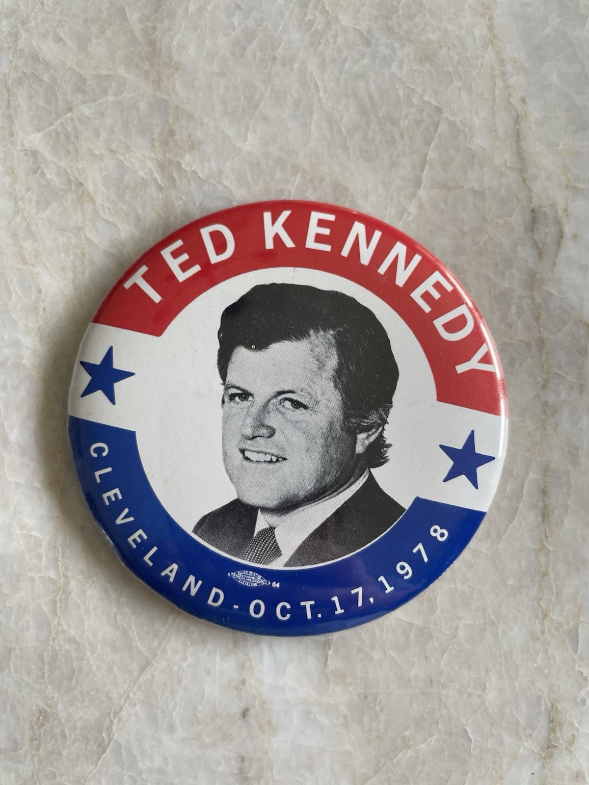 Rare Vintage 1978 Cleveland Ohio Ted Kennedy Pin Pinback Button