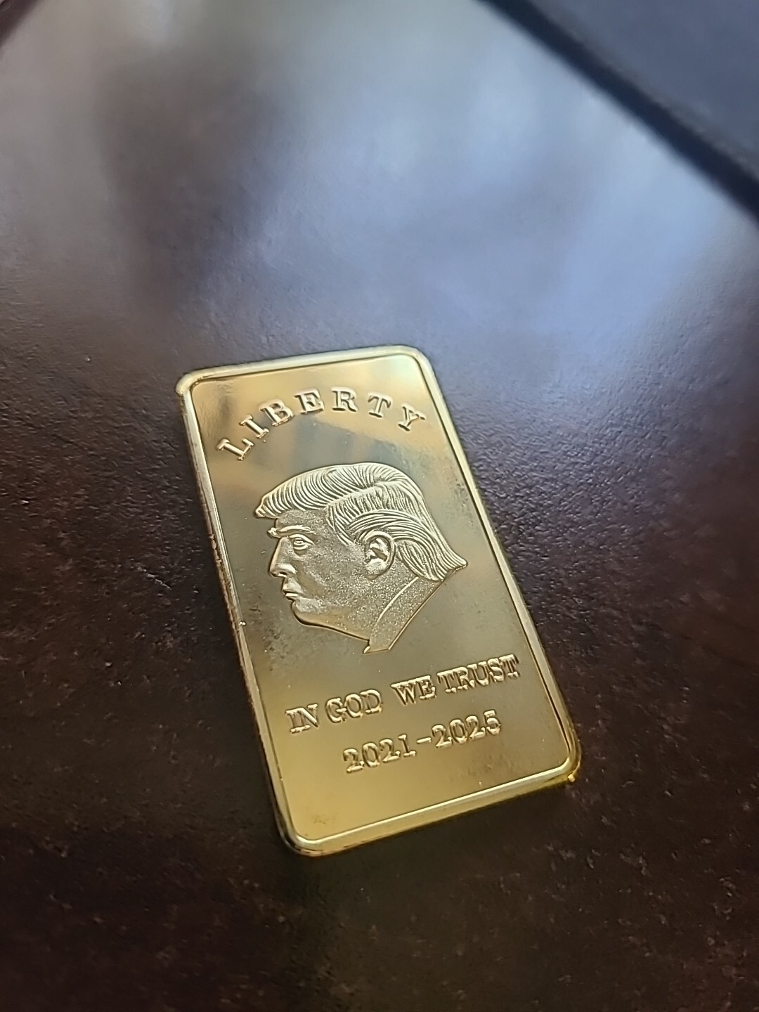 Donald Trump 2024 Keep America Great! 1 oz 24K Gold Plated Commemorative Metal