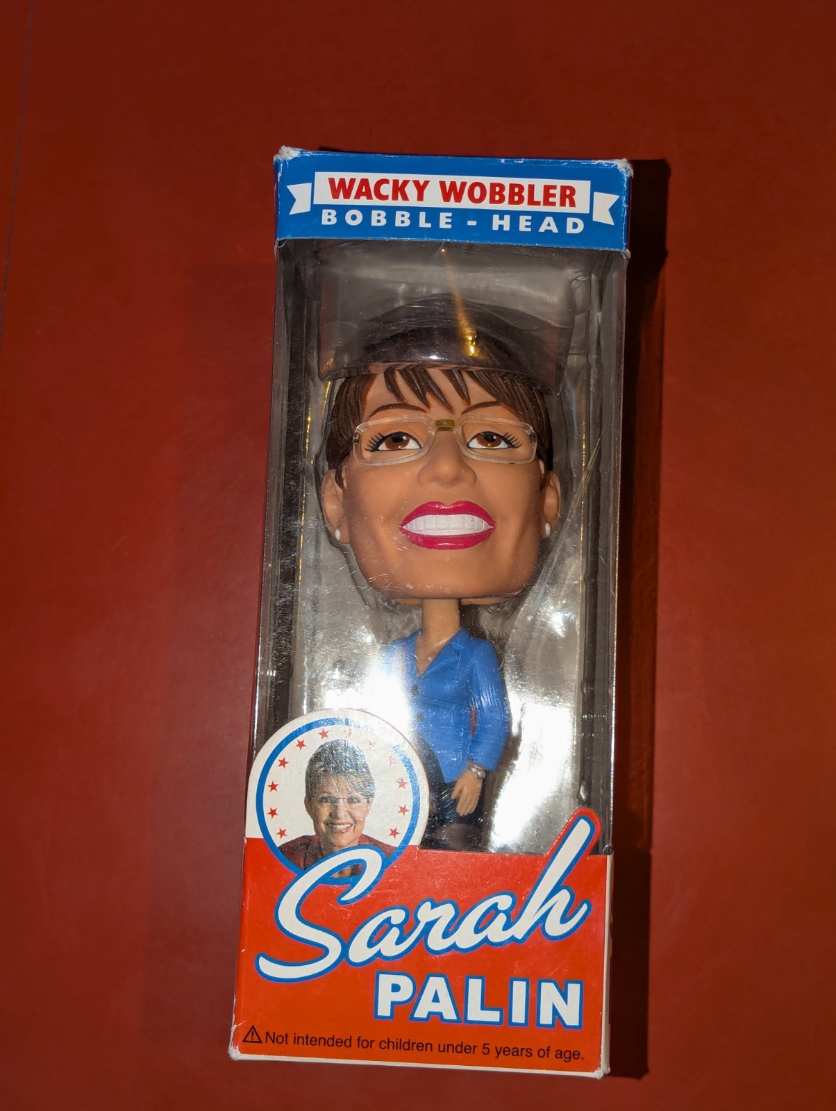 Sarah Palin 2008 Vice President Bobble Head Action Figure (Funko Wacky Wobbler)