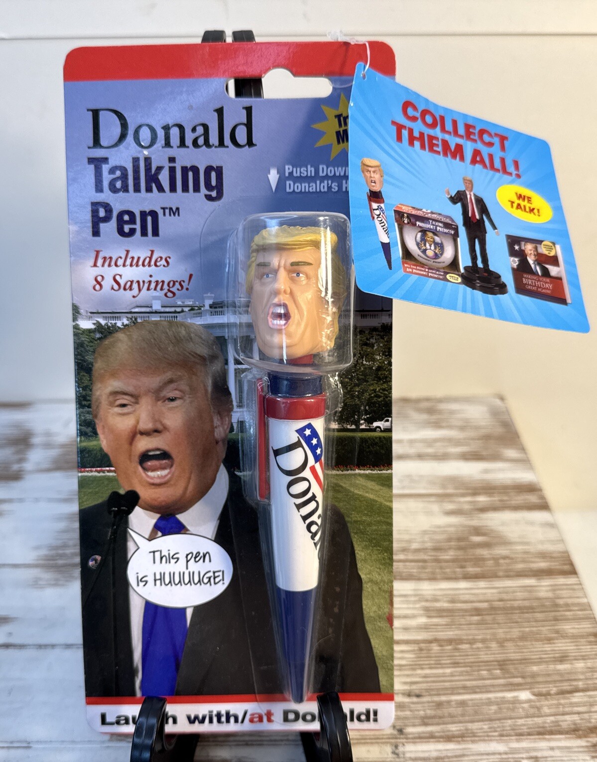 Talking Donald Trump Pen – 8 Real Voice Sayings, Funny Collectible Gift