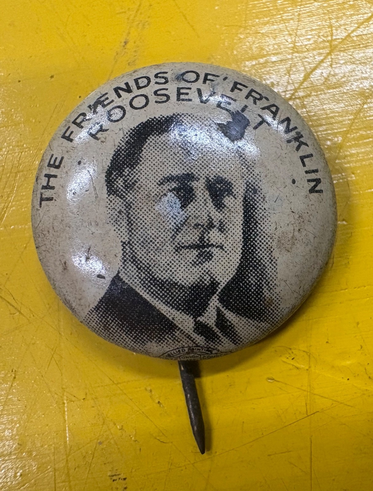 1932 FDR The Friends Of Franklin Roosevelt Presidential Campaign Pin Pinback