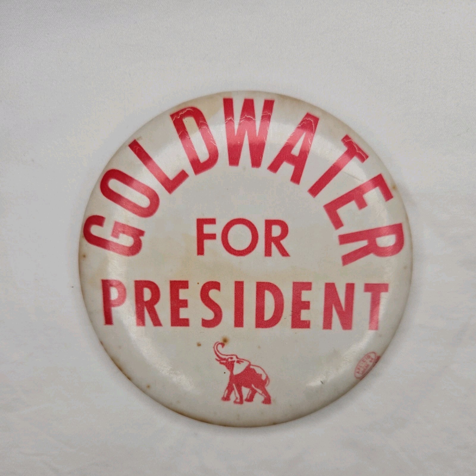Barry Goldwater For President Campaign Button President Pinback Republican