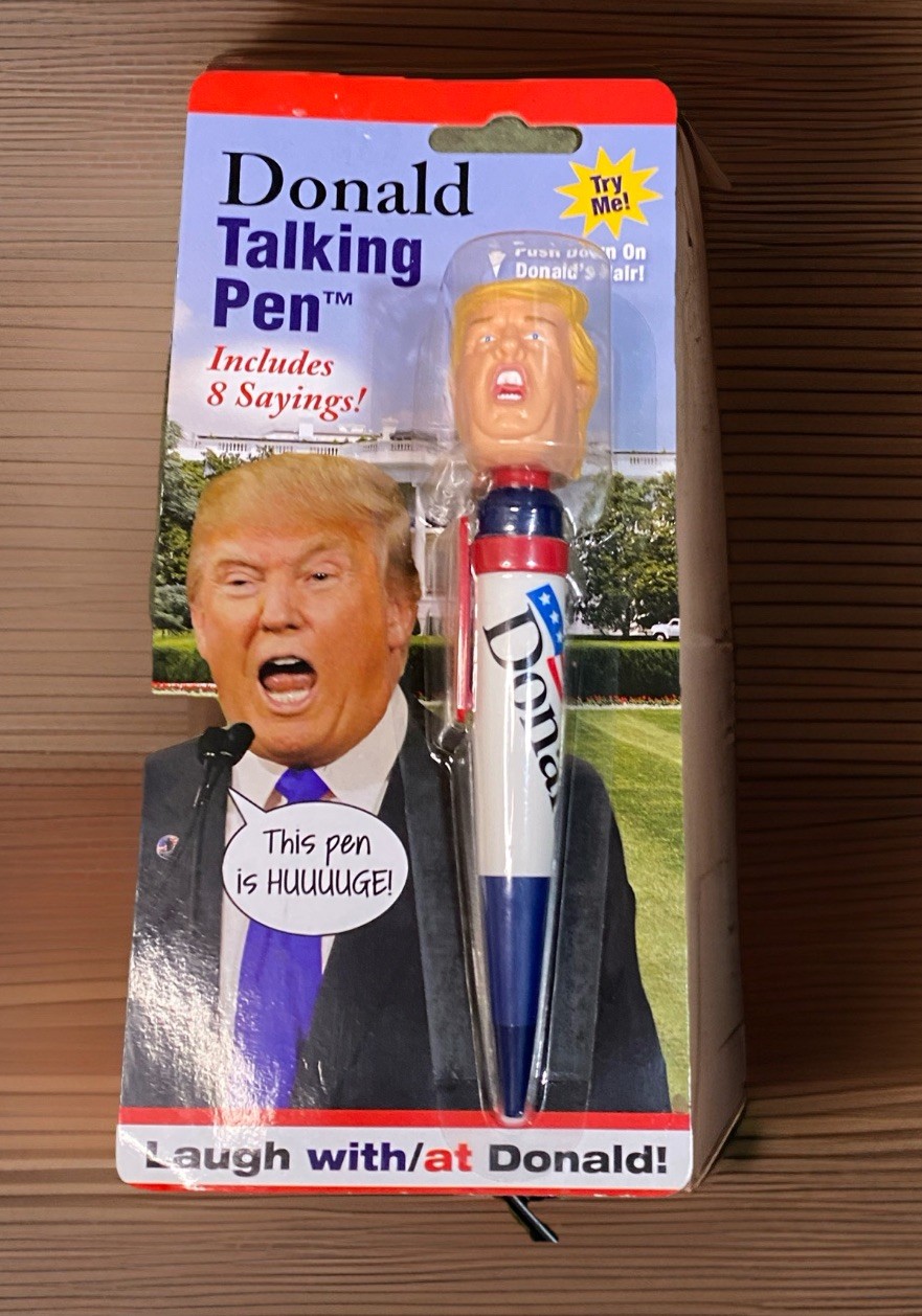 Talking Donald Trump Pen – Collectible Edition – 8 Sayings in His Real Voice