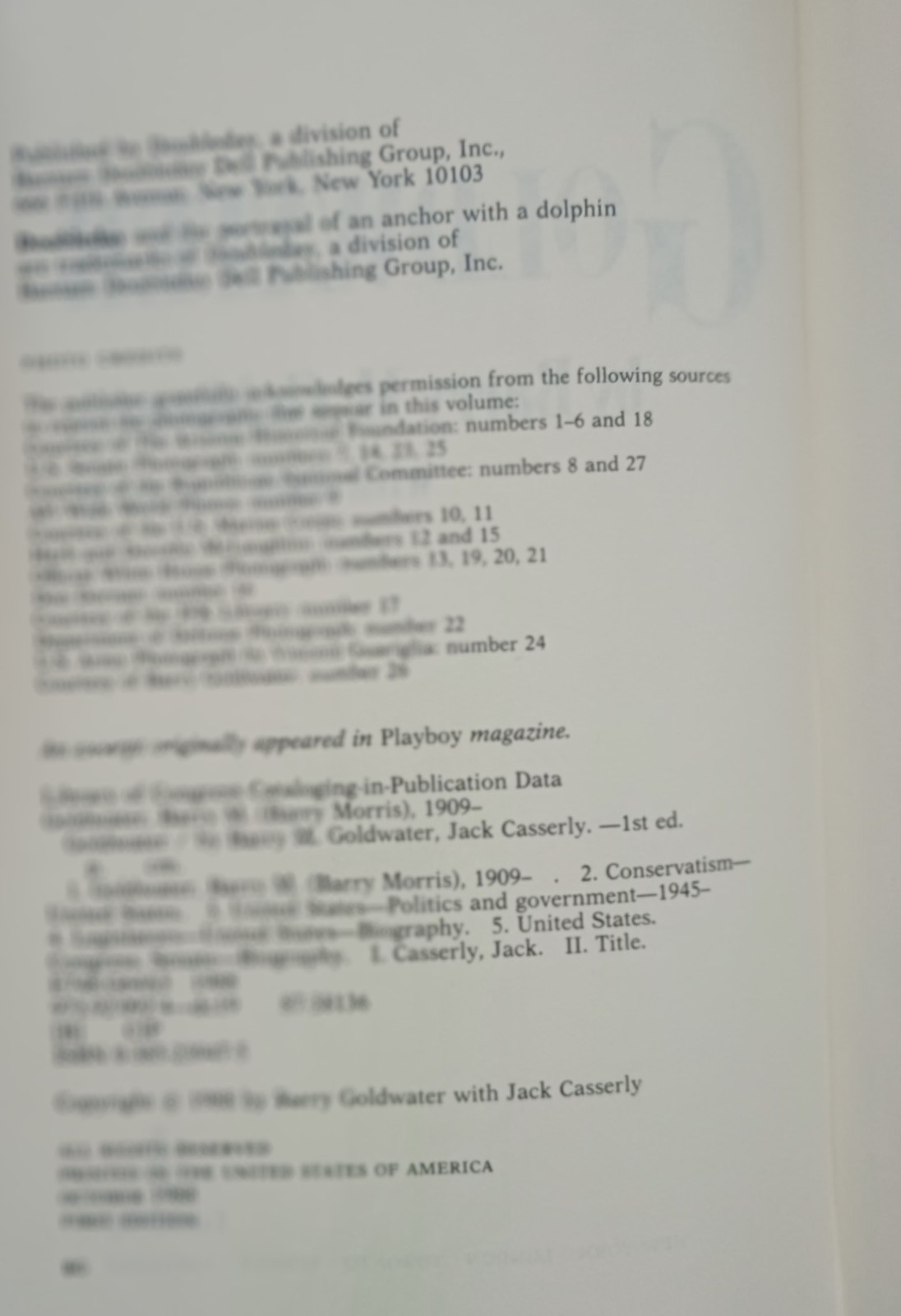 BARRY GOLDWATER ICampaign Items / Gold Elephant in Glasses/ Magazine Cover/ book