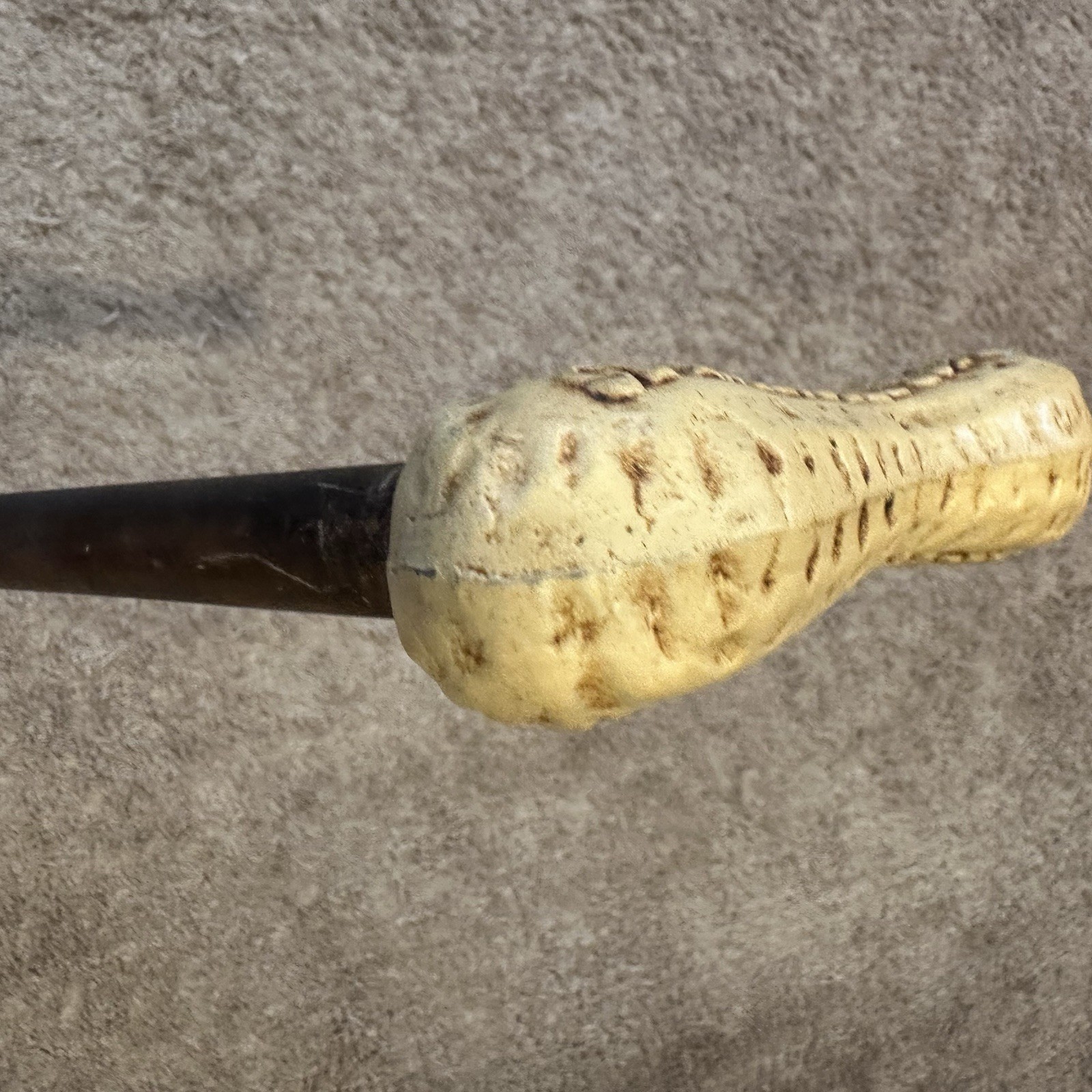 Jimmy Carter for President Vintage 1976 Walking Cane with Peanut Handle