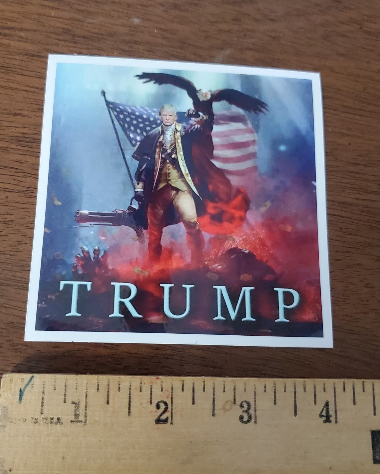 TRUMP TDS DERANGEMENT SYNDROME HOLOGRAPHIC REFLECTIVE STICKER TDS AWARENESS 😬