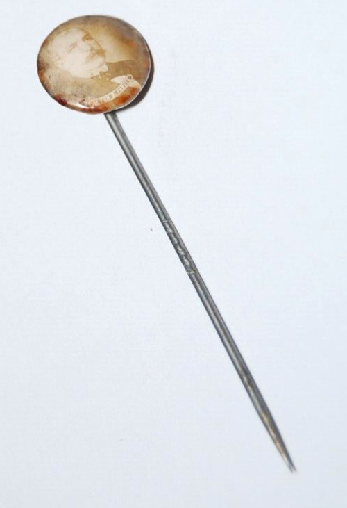 1904 ALTON PARKER STICKPIN campaign pinback button political badge president